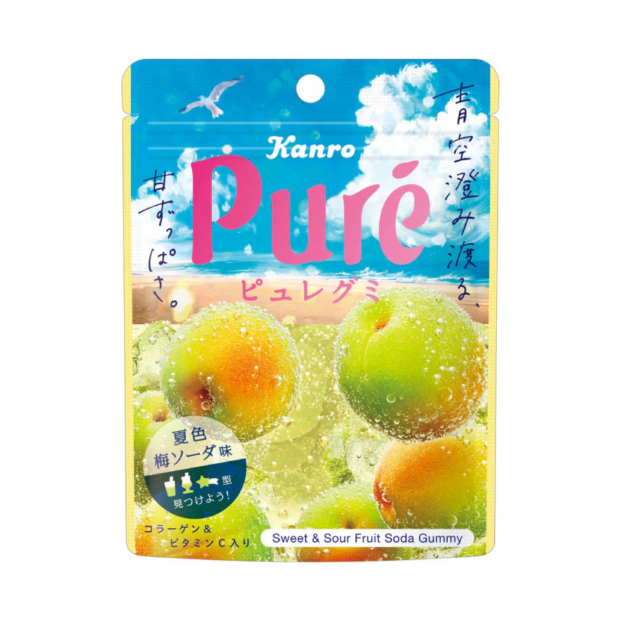 PURÉ Gummy "Natsu - Iro Plum Soda" - Kanro