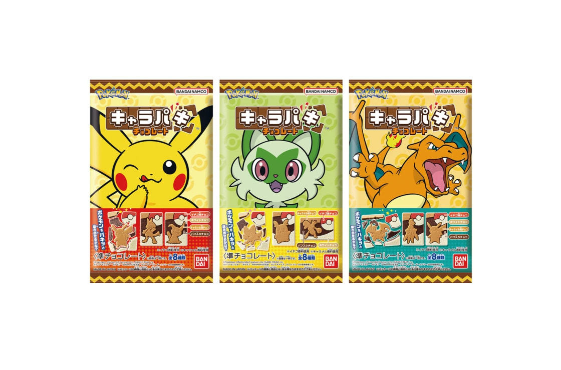 POKEMON "Characters Kyara-Paki" Chocolate- Bandai