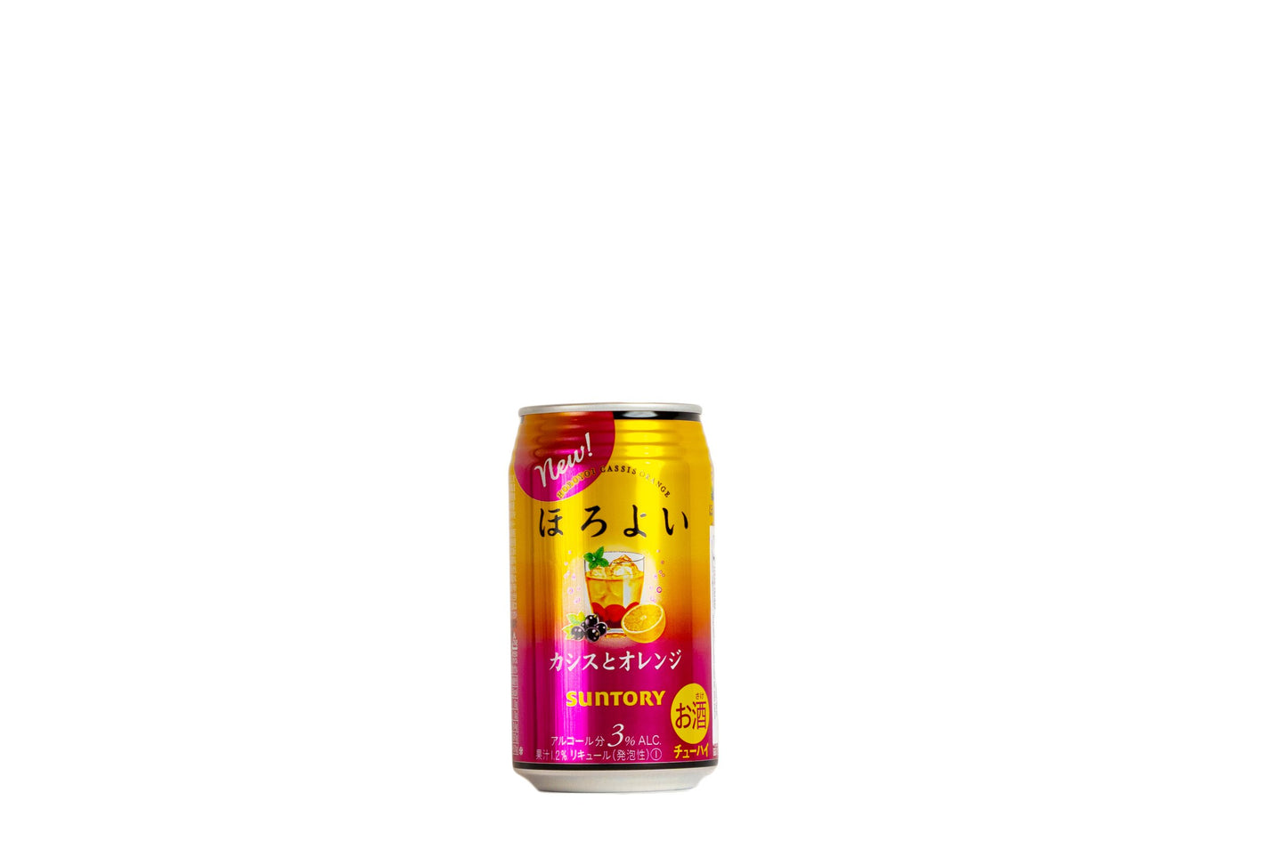 HOROYOI CASSIS & ORANGE ALC. 3% - SUNTORY